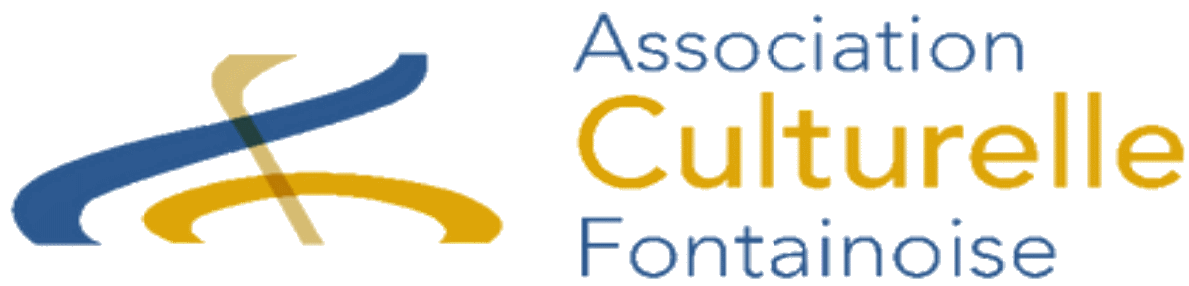 Logo du site de l'Association Culturelle Fontainoise (Représente la clé de sol stylisée et le nom de l'association à sa droite)